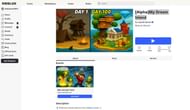The game's home page (Image via Roblox)